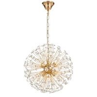 Telbix Lerida 8 Light Round Pendant Gold
