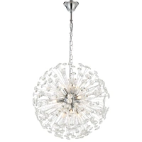 Telbix Lerida 9 Light Round Pendant Chrome
