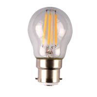 SAL 4W LED Fancy Round Clear BC Dimmable 5000K