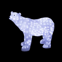 Acrylic LED Polar Bear 75cm