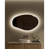Aulic Evanston LED Mirror 1300mm Matte White Backlit
