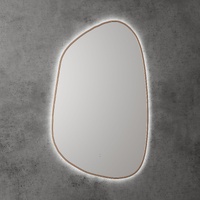Aulic Tarcoola LED Bathroom Mirror Brushed Bronze Frame 550mm