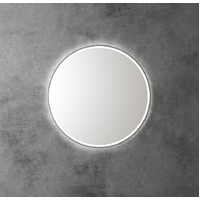 Aulic Windsor 703mm Brushed Nickel Tri Colour Dimmable LED Bathroom Mirror