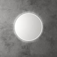 Aulic Windsor 703mm Gun Metal Tri Colour Dimmable LED Bathroom Mirror