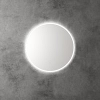 Aulic Windsor 903mm Matte White Tri Colour Dimmable LED Bathroom Mirror
