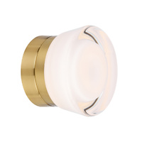 Telbix Lomira 6W LED Wall Light Antique Gold