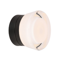 Telbix Lomira 6W LED Wall Light Black