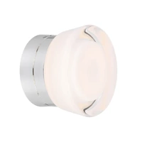 Telbix Lomira 6W LED Wall Light Polished Nickel