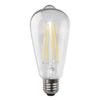 SAL Vintage Deco 8W ES LED Filament Lamp Pear 5K