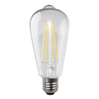 SAL Vintage Deco 8W ES LED Filament Lamp Pear 3K