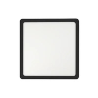 Telbix Lunos 23cm Square Oyster Black