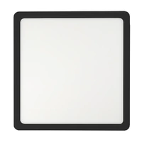 Telbix Lunos 40cm Square Oyster Black