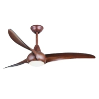 Minka Aire Light Wave 52" AC LED Ceiling Fan Distressed Koa