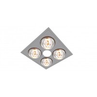 Ventair Myka 4 Heat Bathroom Exhaust Silver