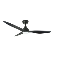Martec Avoca 48" DC Smart Ceiling Fan with Light Black