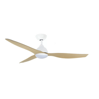 Martec Avoca 48" DC Smart Ceiling Fan with Light White/Oak