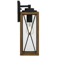 Telbix Mallory 40cm Exterior Wall Light Black