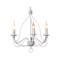 MDA Candice 3 Light Chandelier French White