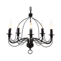 MDA Candice 5 Light Chandelier Black