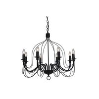 MDA Candice 8 Light Chandelier Black