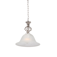 MDA Geneva 1 Light Pendant Satin Chrome