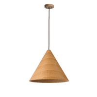 MDA Hugo Small 25cm Timber Pendant Natural