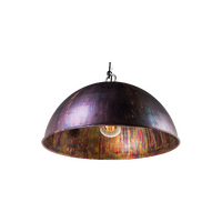 MDA Kingston Small 35cm Iron Pendant Light Acid Copper Wash