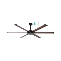 Martec Albatross II DC Ceiling Fan Walnut 84" Black Motor