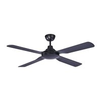 Martec Discovery 1220 Ceiling Fan Matt Black