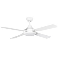 Martec Discovery II 1320 Ceiling Fan White with Light