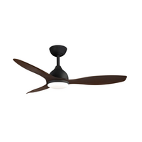 Martec Elite 48" DC Ceiling Fan Black Walnut with Light