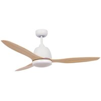 Martec Elite Ceiling Fan White/Oak with Light