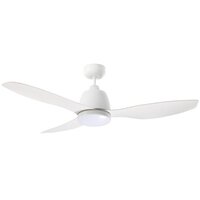 Martec Elite Ceiling Fan White/White with Light