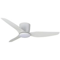Martec Flush Ceiling Fan White with Light