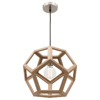 Mercator Peeta Small Timber Pendant Light