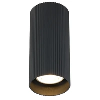 Telbix Minzie GU10 3CCT Surface Mounted Downlight Black