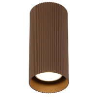 Telbix Minzie GU10 3CCT Surface Mounted Downlight Brown