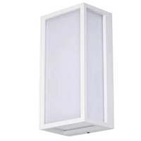 Martec Ashton White 10W LED Exterior Wall Light Tricolour