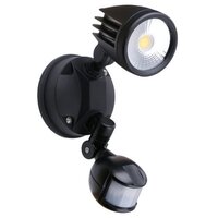 Martec Fortress Single Floodlight Black Sensor