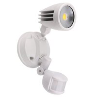 Martec Fortress Single Floodlight White Sensor