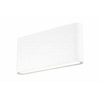 Martec Integra White 10W LED Up Down Wall Light Tricolour