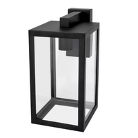 Martec Vancouver Matt Black E27 Exterior Wall Bracket Light