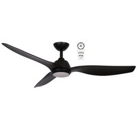 Martec Malibu DC Ceiling Fan Matt Black with LED Light
