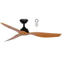 Martec Malibu DC Ceiling Fan Matt Black/Bamboo 