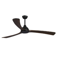 Martec Norfolk 70" DC Ceiling Fan Black/Walnut