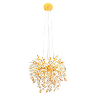 Telbix Molena 5 Light Pendant Gold