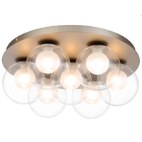 Telbix Mosari 7 Light Ceiling Light Gold