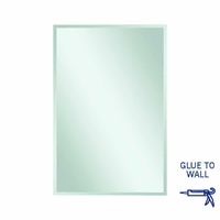 Thermogroup Ablaze Montana 1200 x 800mm Rectangular Glue-to-Wall 25mm Bevel Edge Mirror