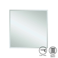 Thermogroup Ablaze Montana 750 x 750mm Square Glue-to-Wall 25mm Bevel Edge Mirror with Demister