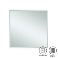 Thermogroup Ablaze Montana 750 x 750mm Square Hanger Mount 25mm Bevel Edge Mirror with Demister